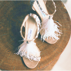 フリンジグリッターサンダル